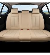 Coverado Car Seat Covers Beige, Car Seat Cushion for Back Seat, Backseat Cover for Dogs, Car Seat...