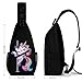 Divertida mochila cruzada con diseño de unicornio y baile de poste Imagen de Divertida mochila cruzada con diseño de unicornio y baile de poste