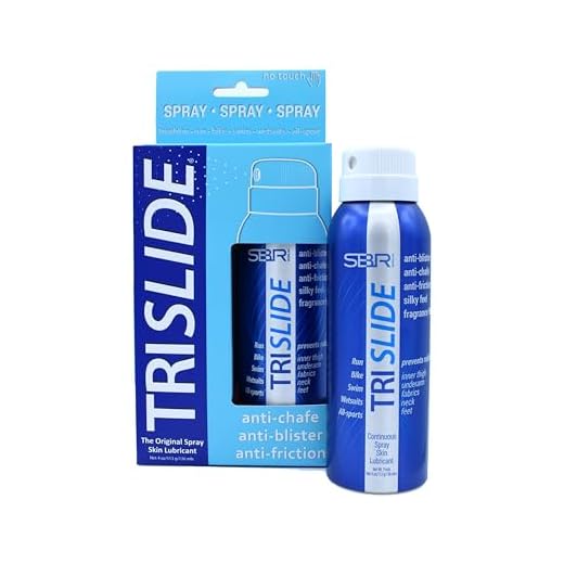 TRISLIDE - Spray Antirozaduras Muslos para Triatlón, Antifriccion Spray, Protección para la Piel y el Cuerpo, Previene Roce Muslos, Ampollas e Irritaciones, Confort y Protección Duraderos - 136 ml