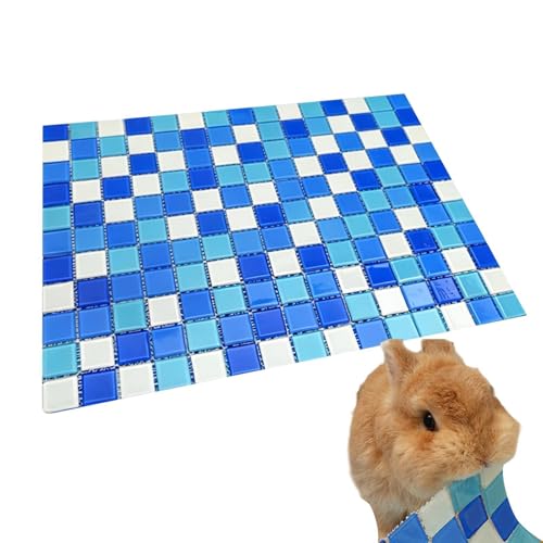 Bunny Cooling Pad Lightweight ? Glass Cushion Pet Mat, Senior Puppy Hot Summer, Car Crate Living Room Bedroom | Senior Puppy Hot