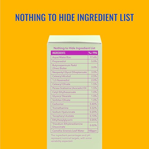 Image of Good Molecules Lightweight Daily Moisturizer Face Cream - 100 ml / 3.38 fl oz - Non-Greasy Facial Moisturizer Face Lotion with Shea Butter & Hyaluronic Acid