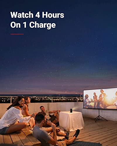 Anker NEBULA Capsule Max Mini Projector, Pint-Sized Wi-Fi Portable Projector, 200 ANSI Lumen, Native 720p HD, 8W Speaker, Movie Projector, 100 Inch Picture, 4-Hour Video Playtime, Home Entertainment - Image 6