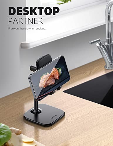 Lamicall Cell Phone Stand For Desk - Adjustable Mobile Phone Holder Dock For Table, Desktop, Office - Combination Suit #TOP3