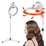 RustyVioum 950W Hair Dryer Color Processor, 360° Orbiting Rotating Hair Processor Multifunctional Salon Drying Perming Machine with Wheels, Professional Hair Dryer for Salon SPA