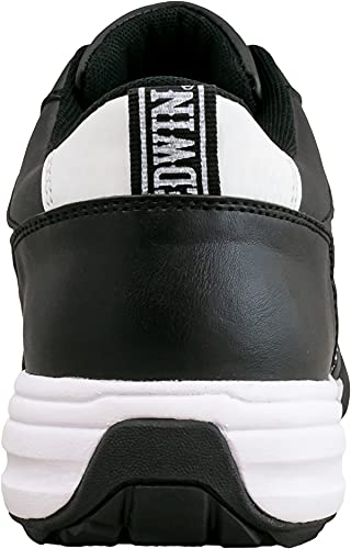 [エドウィン] スパイクレスシューズ メンズ 防水 軽量 靴 耐滑グリップ ミッドソール トレーニング スニーカー edm462 BLACK 25.0cm 5枚目