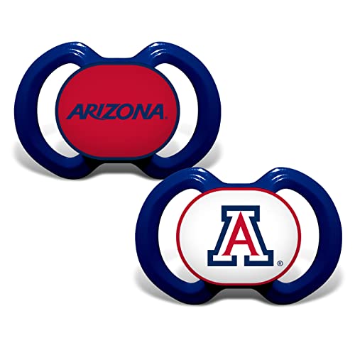 Image of Baby Fanatic Baby Pacifier 2-Pack - NCAA Arizona Wildcats, Officially Licensed, Sports Fan Gear