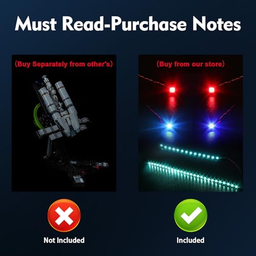 Image of BrickBling Classic Version Light Compatible with Lego Project Hail Mary | 11389,Rich Light Distribution,High-Impact Display Glow,Lights Only, Not Come with Model
