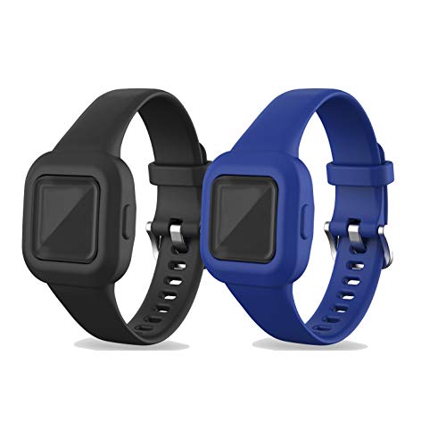 Smartwatch Enfant Bracelets Silicone Pour Garmin Vivofit JR.2/JR/3 - Lot De 3 - Réglables - Enfants 4 Ans Bracelet Montre Enfant