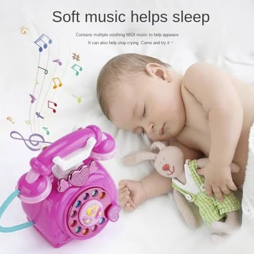 Image of Zest 4 Toyz Musical Toys for Kids | Telephone for Kids | Telephone Toy | Pretend Play Toys | Light & Sound Toys | Birthday Gift for Boys and Girls - Pink