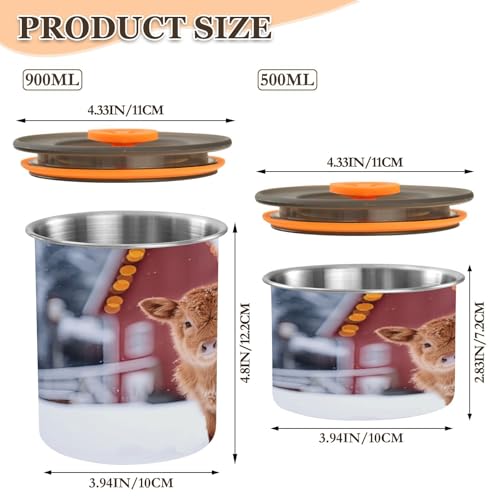 Envase hermético de acero inoxidable para café 30oz miniatura 2