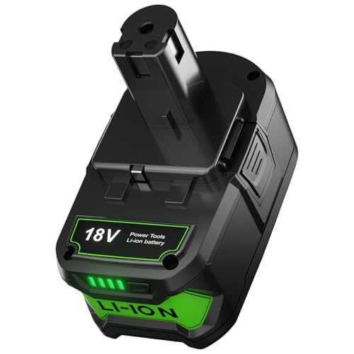 18V 5000mAh P108 Replacement Battery for Ryobi RB18L40X RB18L50 P107 RB18L40 RB18L25 RB18L15 RB18L13 RB18L12 P102 P103 P104 P105 P106