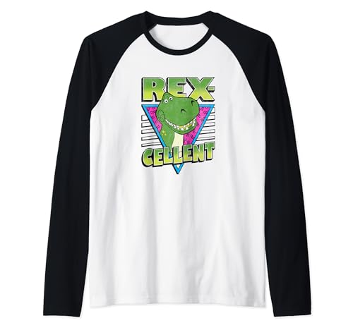 T-shirt Toy Story 4 Retro Rex-cellent Portrait C2 Raglan