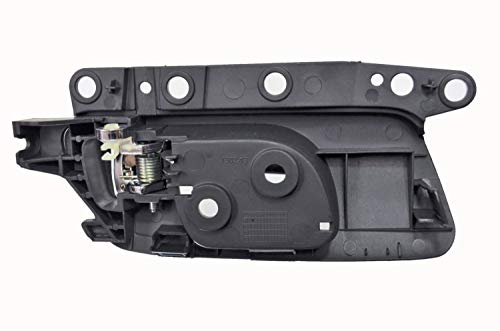 Pt Auto Warehouse Ac-2102Ma-Fl - Interior Inner Inside Door Handle, Chrome Lever With Black Housing, Without Memory Seat Hole - Front Left Driver Side #TOP1