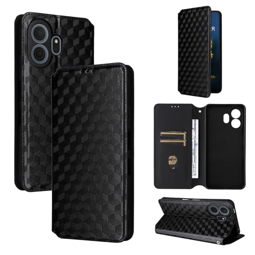 �X�}�z�P�[�X �Ή��@�� for TCL Nxtpaper 70 Pro �X�}�z�P�[�X�y�t���b�v�X�^���h�E�}�O�l�b�g�J�E�J�[�h�X���b�g�t���E�H���b�g�z Black