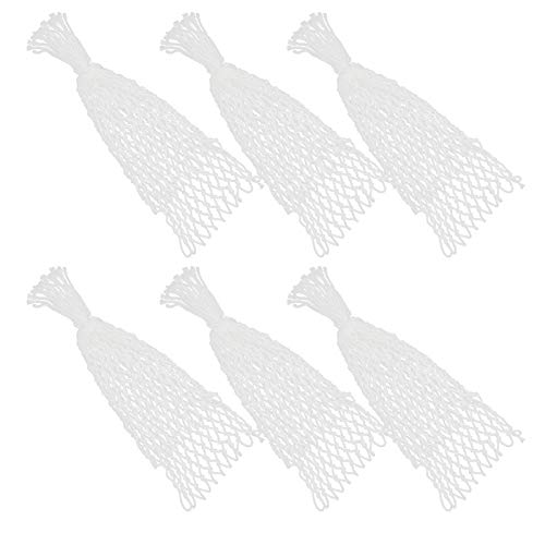 VGEBY Bolsa de Malla de algodón de Bolsillo de Red de Billar de 6 uds, Red de algodón de Agujero Largo para Piscina, Accesorios de Mesa de Billar duraderos Blancos, Suministros de Billar