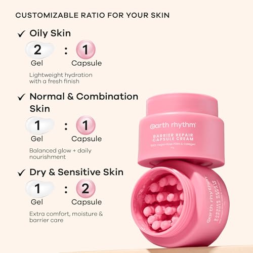 Image of Earth Rhythm Rose PDRN Collagen Barrier Repair Capsule Cream
