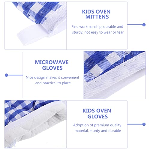 2PCS Ofenhandschuhe Weihnachten Kinder Backhandschuhe Kinder Küchenhandschuhe Topfhandschuhe Küche Kochen Handschuhe Kochen Backen Handschuhe Backofenhandschuhe