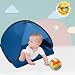 Mini Kopfzelt,Kopfstütze Zelt,Automatisches Sofortzelt, Strand Sonnenbaden Winddicht Sand Proof Sonnenschutz Tragbare Kopfstütze Zelt mit Aufbewahrungstasche zum Wandern