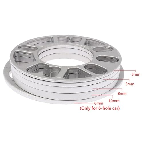 Entretoise hubcentrique en alu 3mm à 10mm pour élargissement des voies de voiture - 2
