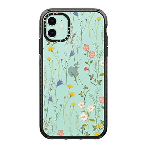 Casetify Impact Case For Iphone 11 - Dreamy Floral Pattern - Clear Black #TOP5