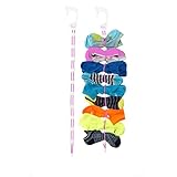 SockDock 2 Pack Sock Laundry Tool, Organizer, Easy Clips & Locks Paired Socks without Ties, Bags or Dividers (Pink)