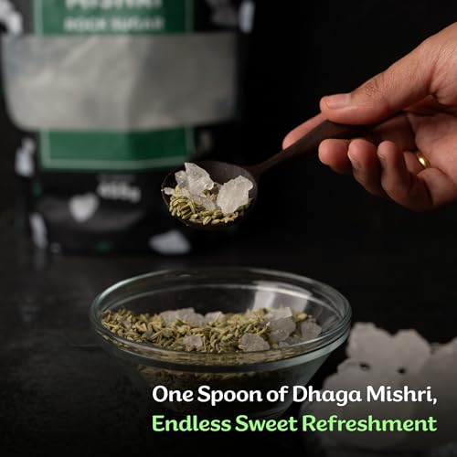 Image of 5:15 PM Dhaga Mishri 455Gm | Rock Sugar Crystals | Mishri Dhaga Pure Thread Crystal | Natural Thread Mishri Crystal | Dhage Wali Mishri | Candy Thread Crystals 455Gm