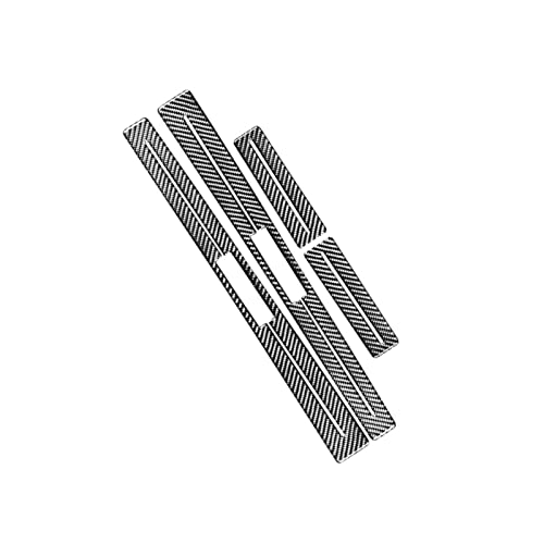 Placa de desgaste antirralladuras para BMW X3 E83 2006-2010 en fibra de carbono exterior