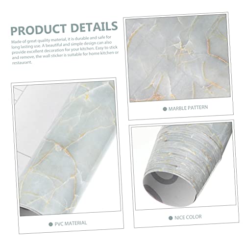 Pegatina de pared de mármol OSALADI autoadhesiva y resistente para muebles 5