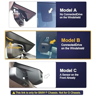 Fitcamx Dashcam Voiture Convient pour BMW 1 2 3 4 5 7 Series X1 X2 X3 X4 X5 X6, châssis F(modèle B), Dashcam 4K WiFi, Accessoires OEM, vidéo UHD 2160P, G-Senseur, WDR, Plug & Play, avec Carte 64 Go