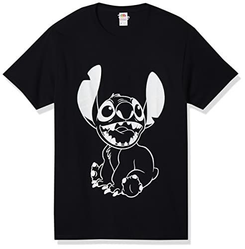 Disney Men's Lilo Negative Stitch T-Shirt