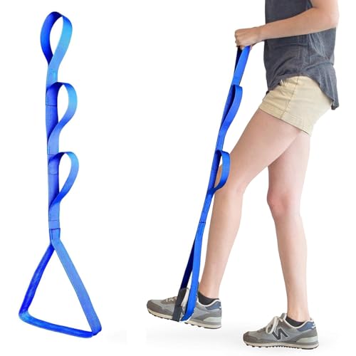 41 Inch Leg Lifter, Leg Lifter After Hip Replacement, Leg Lifter for After Knee Surgery, Leg Lifter Strap Rigid with Multi Loops, Leg Lifters Getting Legs in and Out of Bed, Car, Couch, Wheelchair
