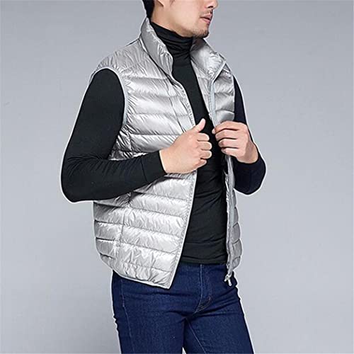 Chaleco de plumón de pato blanco para hombre en 6 colores 5