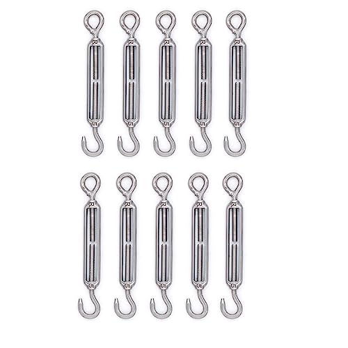 Tendeur de câble M5 rigide en inox pour fixation extérieure