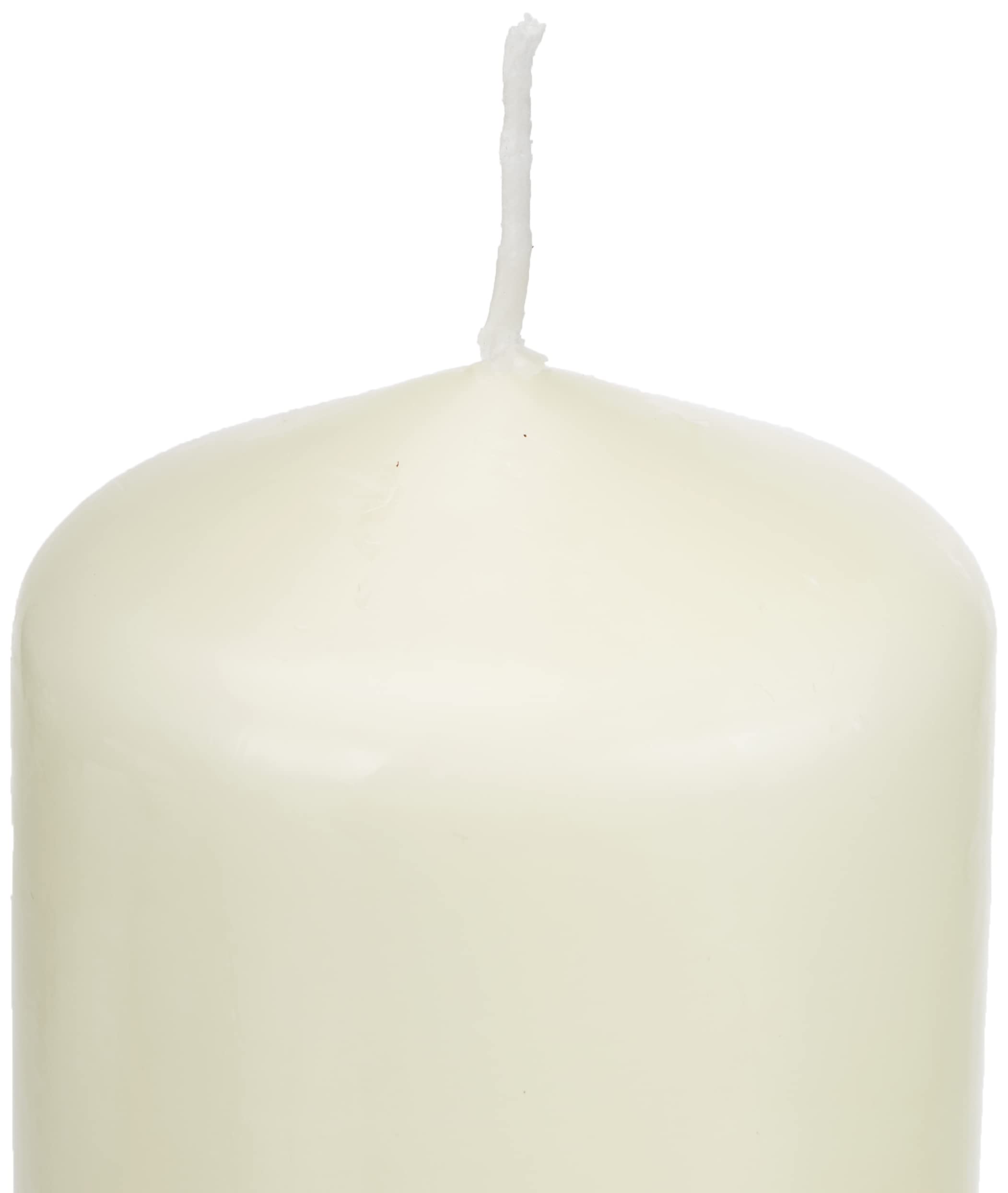 Bolsius Ivory - Candele Pillar da 200 x 70 mm, 78 ore di burn time (scatola di 8)