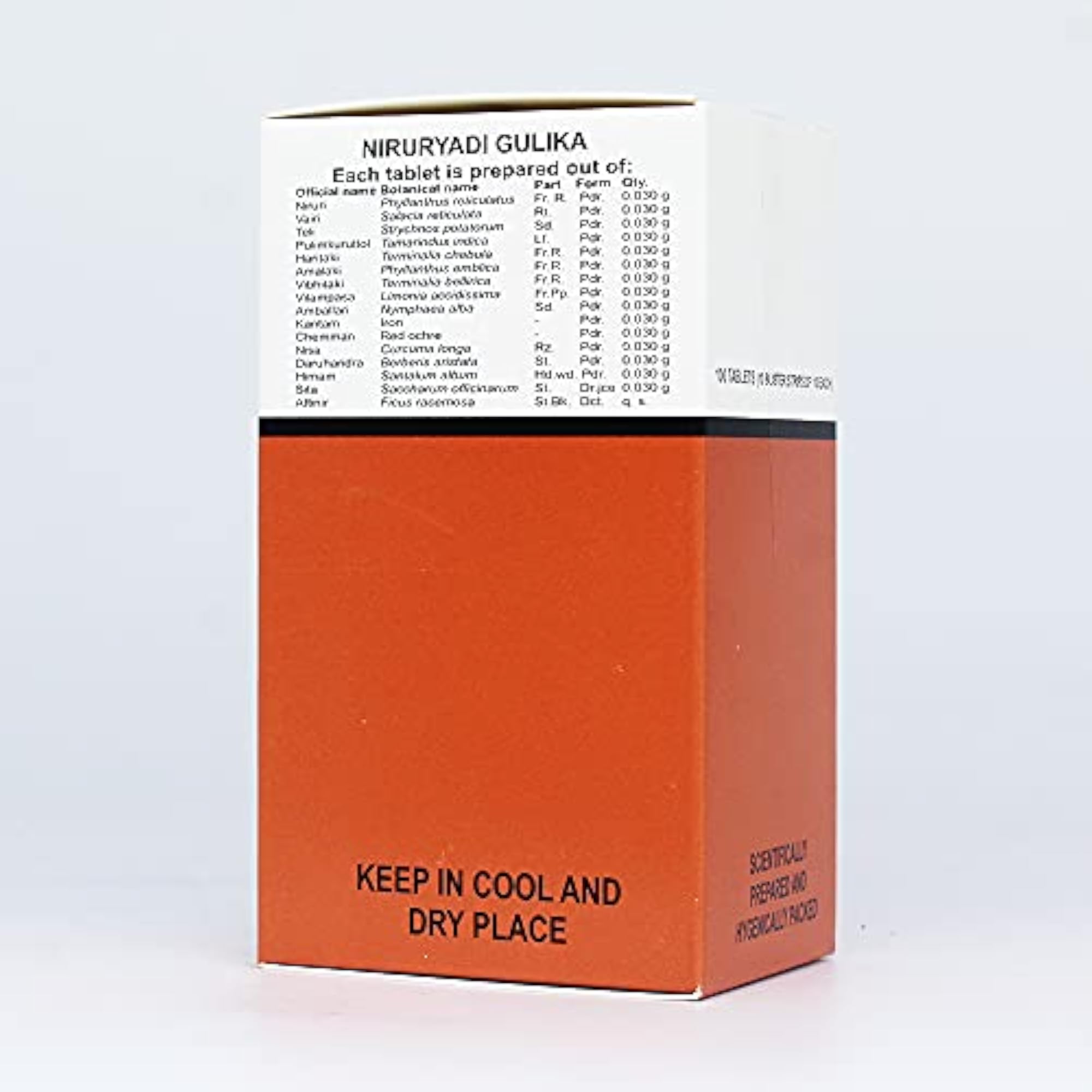 Golden Oldie Herbs Niruryadi Gulika, 100 Tablets