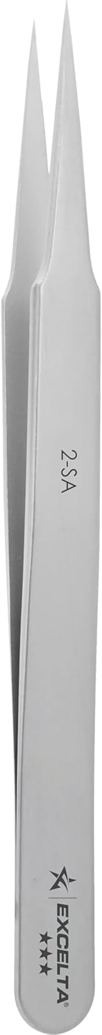 Tweezers - Straight Tapered Fine Point - Anti-Mag. SS, Elite
