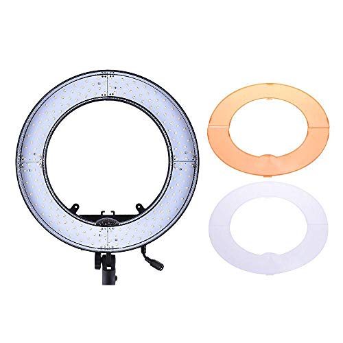 Iluminador Ring Light de LED RL12 35cm Diâmetro e Tripé 2m para Foto e Vídeo