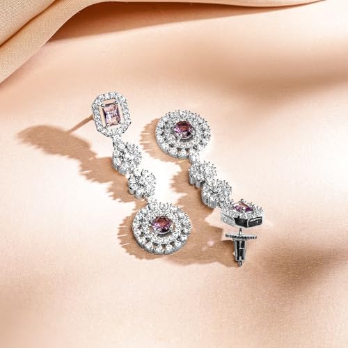 Image of Rubans Necklace Set American Diamond and Zirconia Statement Jewellery Gift for Women & Girls