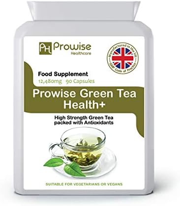 Green Tea Weight Loss 12480mg 90 Capsules - UK Manufactured | GMP Standards by Prowise Healthcare