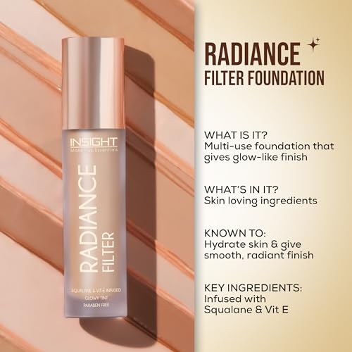 Image of INSIGHT Radiance Filter | Radiant Finish | Infused with Squalane & Vit E | Illuminating Skin Tint Foundation | Comfortable Wear for Everyday Use - (Fair) 11g (Pack of 2)