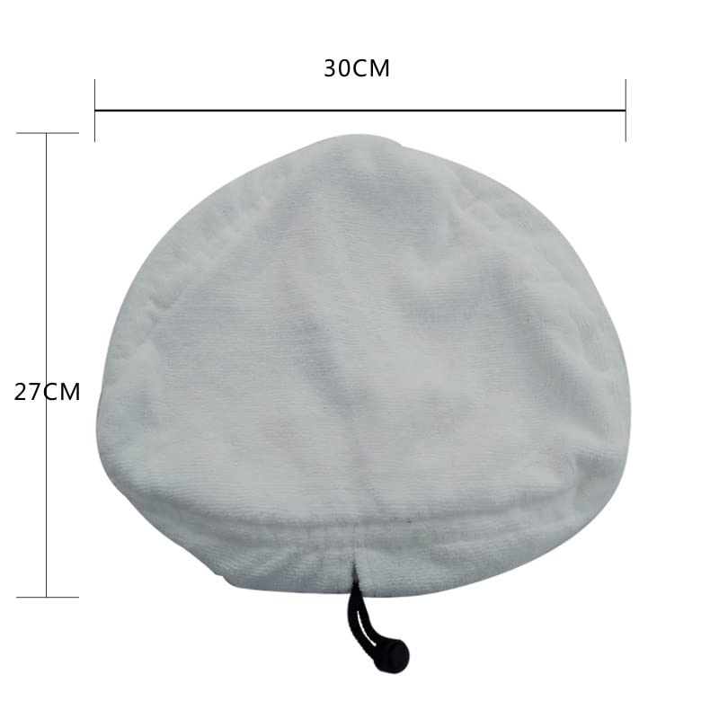 PIQIUQIU Waschbar Langlebig Ersatztücher Dampfbesen 4er Pack Dampfbesen Ersatzpads für Dampfreiniger mit Dreieckigem