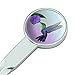 Hummingbird Crowned Woodnymph Purple Violet Classic Chrome Plated Metal Envelope Letter Opener Slitter