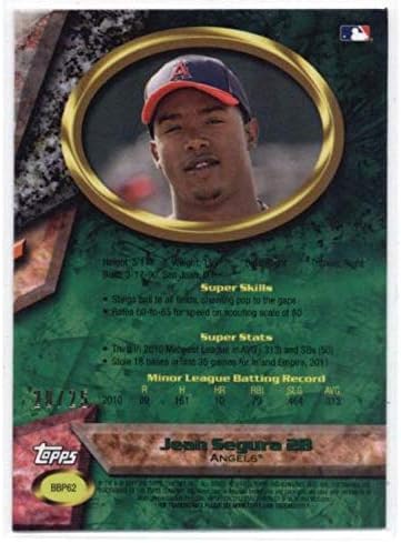 2011 Bowman Bowman's Best Prospects X-Fractors #BBP62 Jean Segura Los Angeles Angels (Chrome) MLB Baseball Card /25 NM-MT (Xfractor/Refractor)