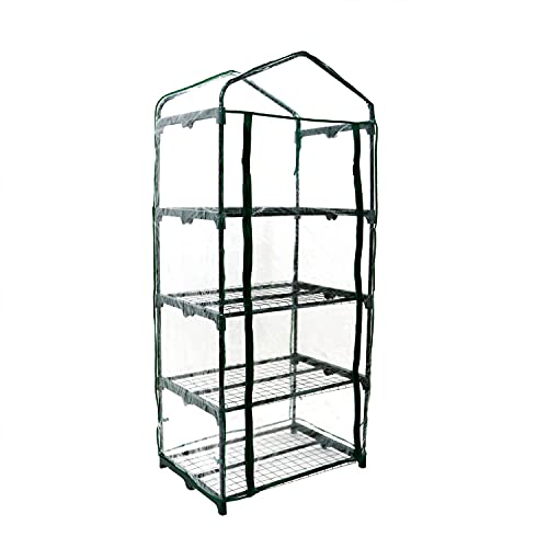 Oypla Replacement Spare PVC Cover for 4 Tier Mini Growhouse Garden Greenhouse