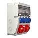 Produktbild Baustromverteiler Komplett / Wandverteiler ASTAT 297 Plus IP65 2x16A/5P, 4x230V IP44 IK08 SCHUKO mit Schneider Sicherungen, EDO777297