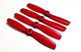 Replacement Part For 2 Pairs CW/CCW Propeller Mini Racing Drone DAL 6045 V2 Bullnose Props-GR - (Color: Red)