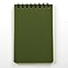 CUGBO 10 Pack Waterproof Notebook, All-Weather Pocket Sized Tactical Notepad, Top Spiral Memo Grid Paper Notepad for Outdoor Activities Recording(Army Green, 3