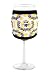 Joe Jacket Wine Glass Insulator, Neoprene Sleeve Drink Holder - Queen Bee (many colors avail.)