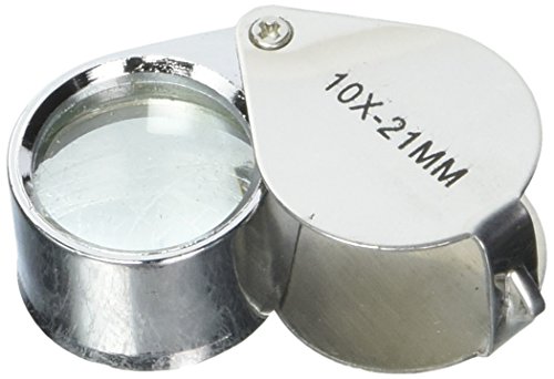 Gadgets Collection Jewelers Jewelry Eye Loupe Folding Magnifier Magnifying Glass Lens (10X 21mm)