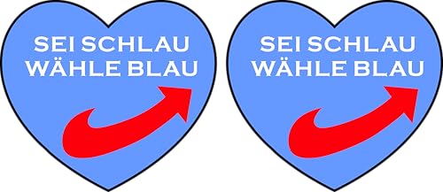 Pegatinas de política de la AFD, 10 cm, 2 unidades, de alta calidad para elecciones nuevas